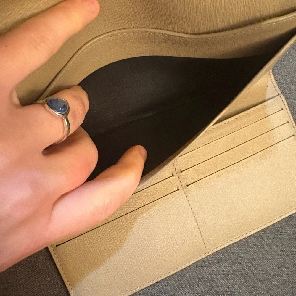 Balenciaga‎ Beige Leather wallet
